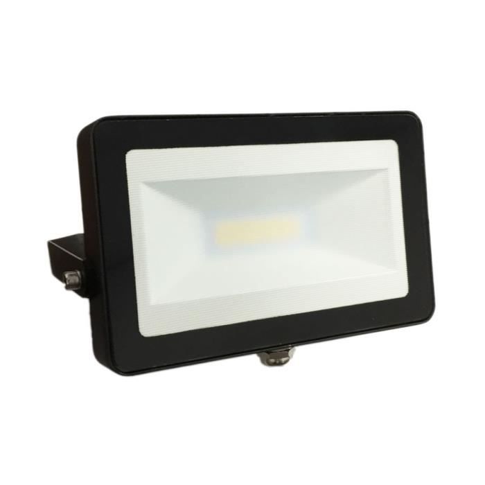 Projecteur à LED, 30W Spot LED Extérieur IP65 Projecteur Extérieur Etanche Projecteur en Aluminium Blanc Froid 6000K avec Prise EU applique idéale pour jardin, terrain de sport
