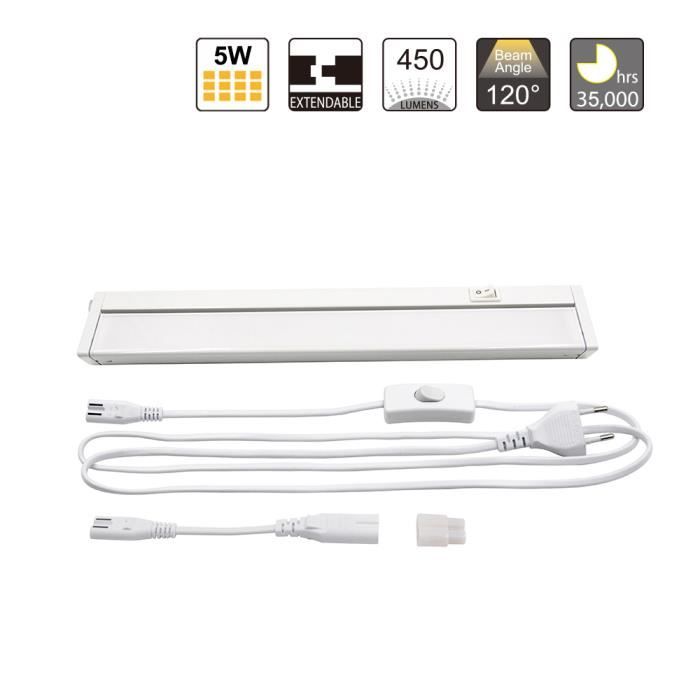 Lampe Sous Meuble Applique Murale De Plan Travail Led Rotatif
