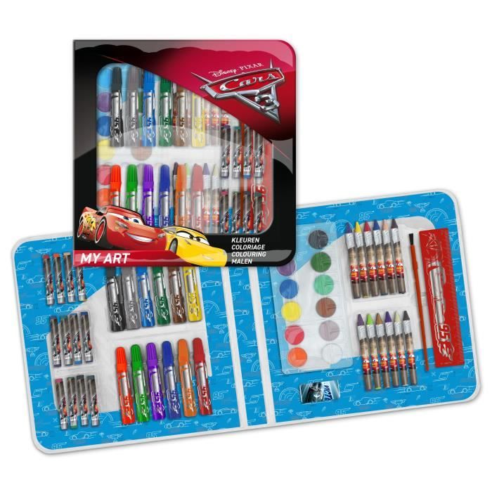 CARS3 Malette De Coloriage Transparente ''My Art''  Cdiscount Jeux