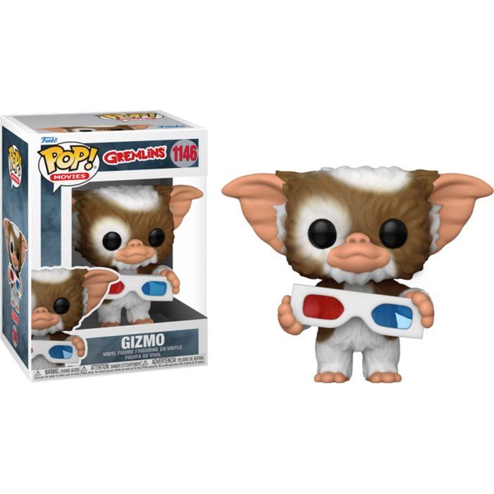 Funko Pop! Movies: Gremlins - Gizmo with 3D Glasses - Figurine en Vinyle à Collectionner - Idée de Cadeau - Produits Officiels - Jouets pour Les Enfants et Adultes - Movies Fans