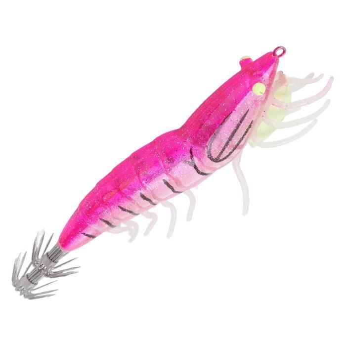 Appâts De Crevettes Artificiels Lumineux – 6 Pièces, 3 Couleurs, 6,5 G, 97 Mm, En Silicone Souple, Crochets Inclus, Eau Douce/salée