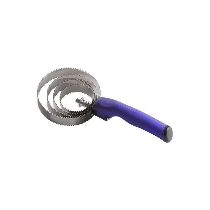 Brosse pour cheval - HIPPO-TONIC - Modèle Soft - Étrille métal réversible - Poignée ergonomique en polyuréthane