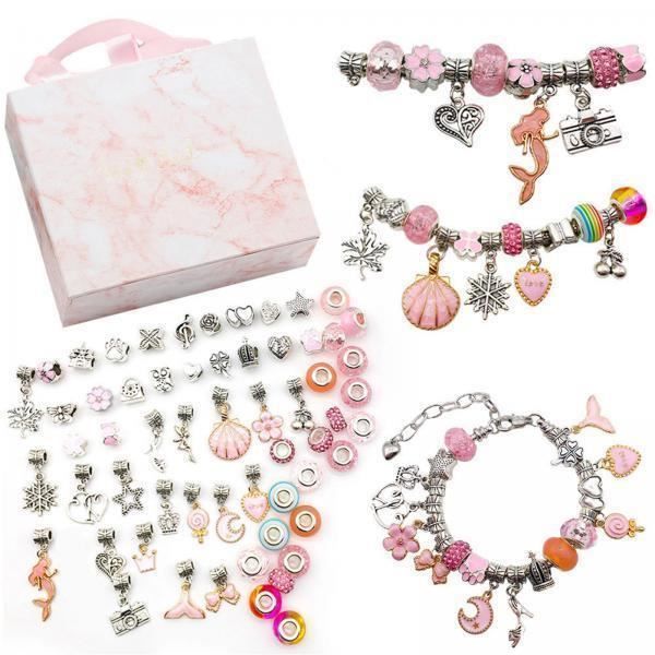 Fashion perles de verre pour Collier Bracelet Accessoire Bijoux Artisanat Bricolage 1 set
