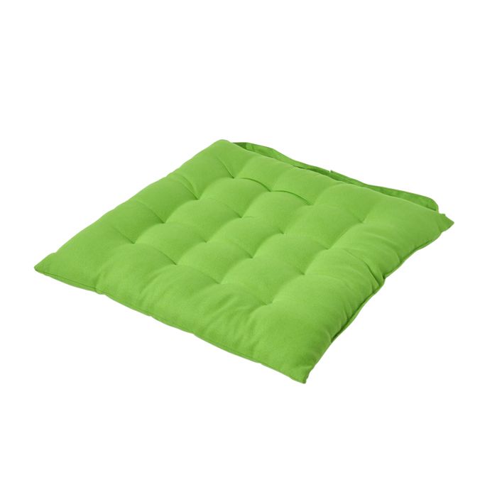 Galette de chaisse Capitonnée 40 x 40 cm Vert pomme Galette de chaisse Capitonnée 40 x 40 cm Vert pomme