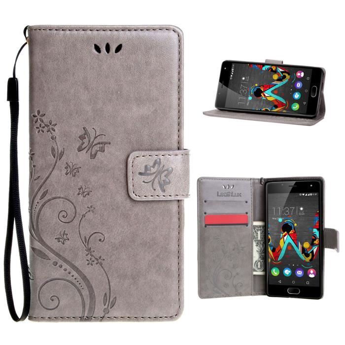 K-S-Trade pour Wiko Ufeel Monter N/éopr/ène Brassard Jogging Case Cover Housse Protection /Étui Couvercle Pochette Sport Noir avec R/éflecteur 1x