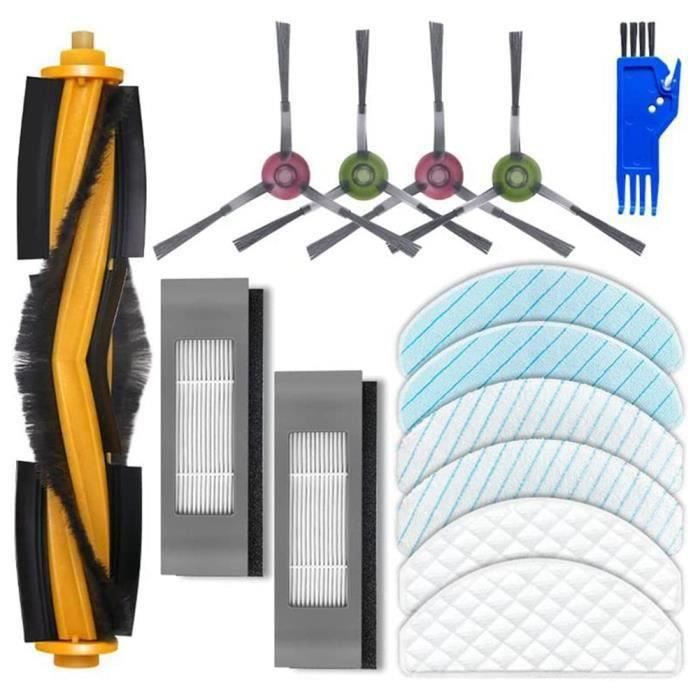 Accessoires - Ecovacs - X5 Omni/X5 Pro - Kit complet - Brosse principale - Filtres haute efficacité - Electroménager