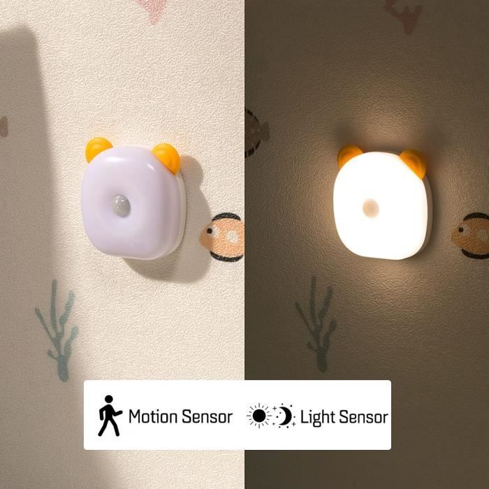 Veilleuse LED intelligente avec détecteur de mouvement • Veilleuse