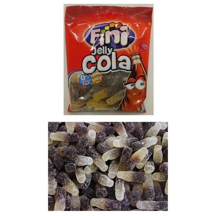 Lot 2 Sachet de bonbons bonbon goût cola Halal bouteille acide 160g