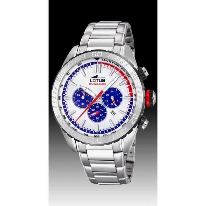 Montre lotus homme bleu nuit