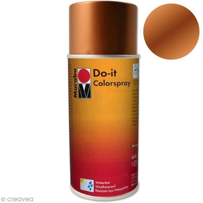 Peinture En Bombe Do It 150 Ml Couleur Cuivre N 87 En Aerosol A Resine Acrylique Effet Metallise Sechage Rapide Pour Papier Achat Vente Bombe De Peinture Peinture En Bombe Do