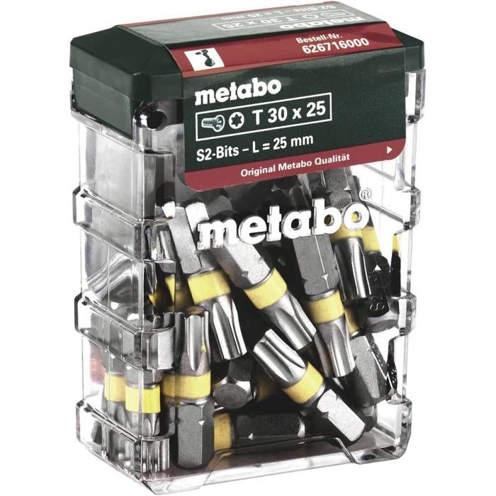 Metabo 626716000 Jeu dembouts 25 pièces