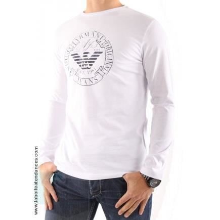 t shirt armani manche longue