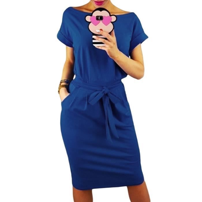 robe manche courte chic