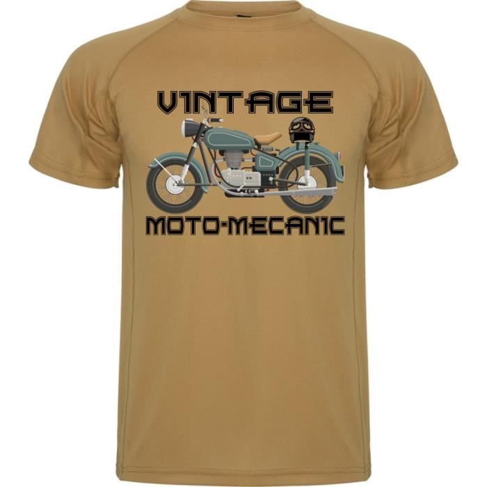 Tee shirt vintage moto homme Clearance