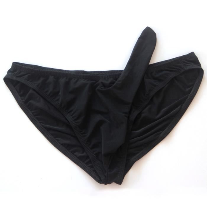 Lot de 1 String Homme Slip Hot Transparent Ficelle Elephant Mankini Thong sous Vetement pour Hommes Noir Noir Cdiscount Pret a Porter