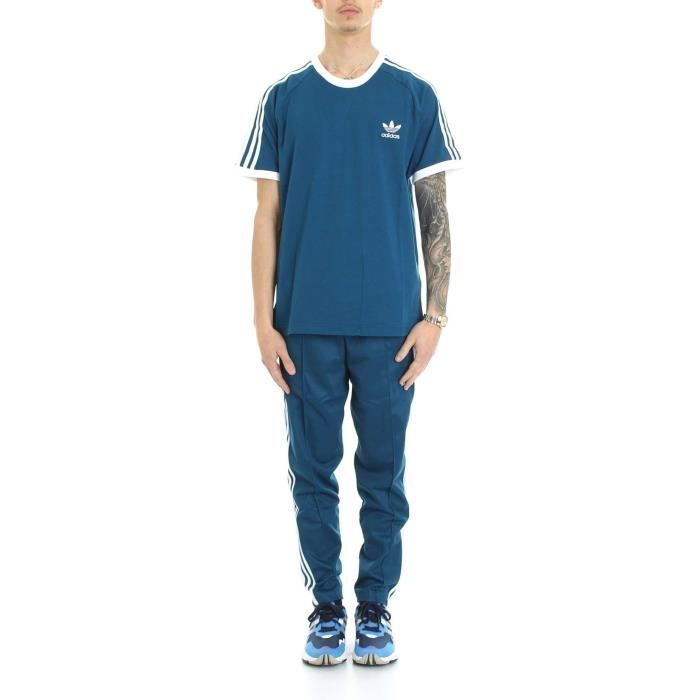 ADIDAS HOMME DV1564 BLEU COTON T-SHIRT Bleu - Cdiscount Prêt-à-Porter