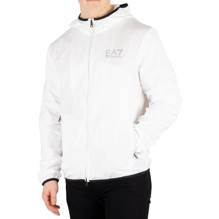 veste ea7 blanche