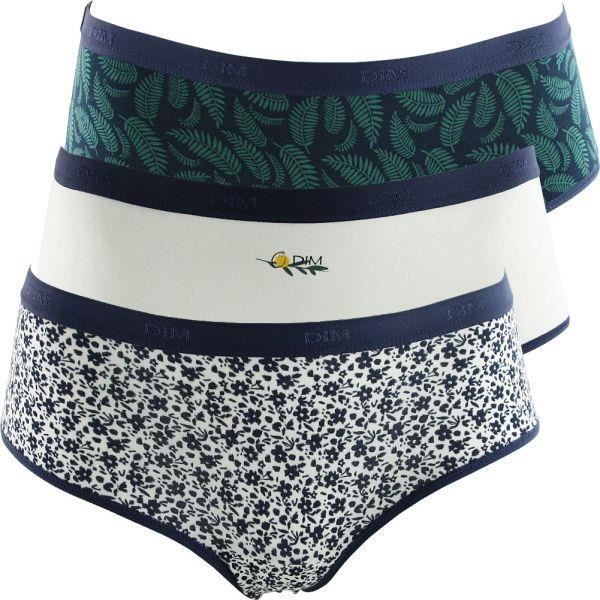 Dim Les Pockets Coton Lot de 6 Boxer Femme