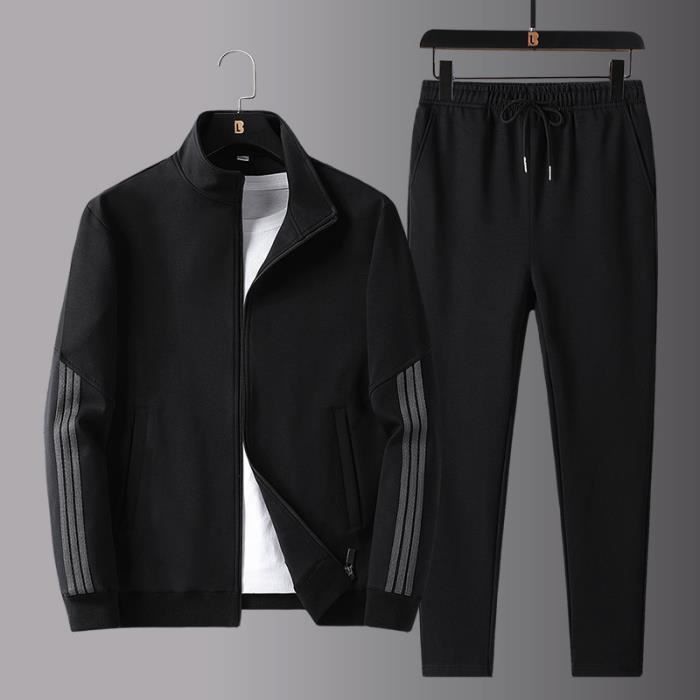 Evo Polaire Hommes Surv/êtement Fermeture /Éclair Pull /À Capuche Bas De Jogging Salle De Gym De Joggeurs Surv/êtement