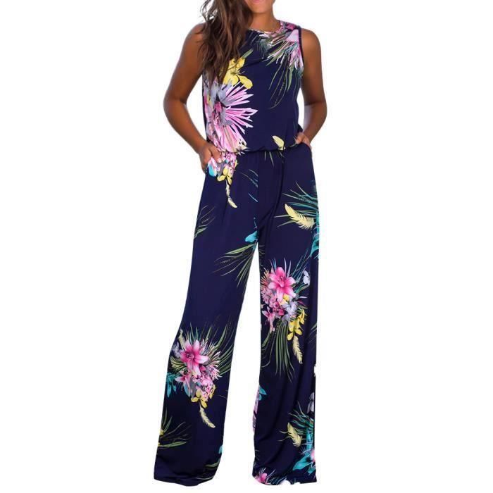 TDEOK Combinaison Travail Homme Confortable Sans Manches - Salopette Extensible Avec Poches Et Jambes Larges