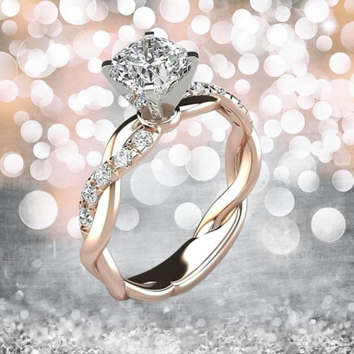 RING Bague en argent bague de fiancailles elegante bague de fiancailles en diamant zirconOr Noarlall885 Achat Vente bague anneau RING Bague en argent bague de Argent