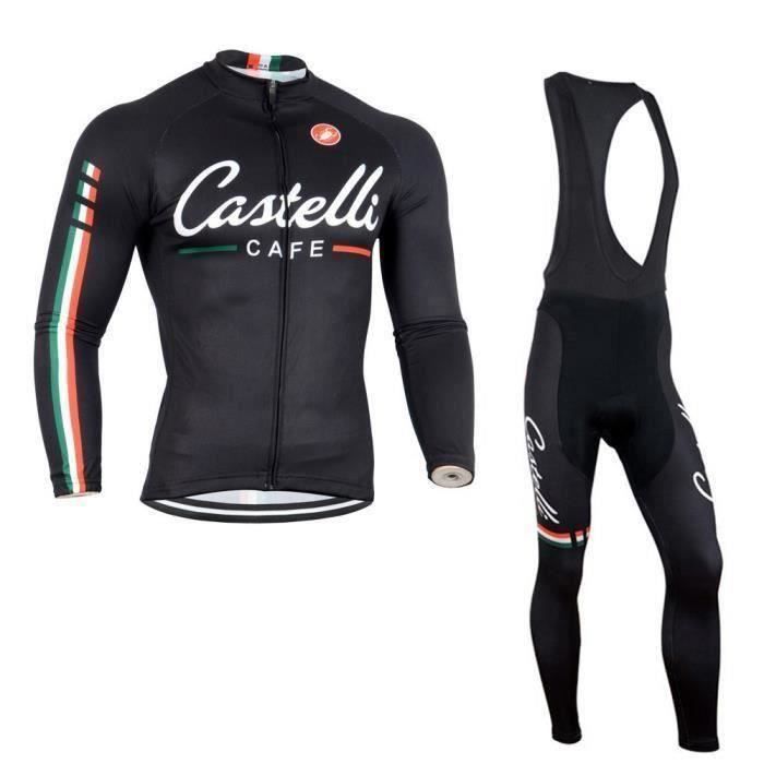 Castelli Maillot Manches Longues Homme - Tutto Nano RoS - belgian blue 424