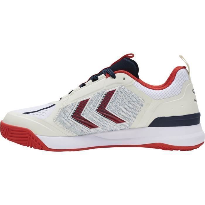 chaussures de handball de handball hummel dagaz - beige/rouge - 44,5