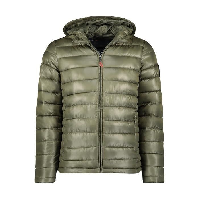Doudoune Enfant Geographical Norway Calender Hood Kaki Kaki