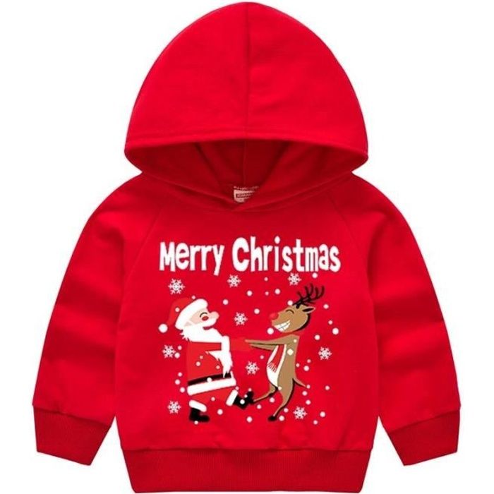 De feuilles 2 pièces Sweat-Shirt Bébé Enfant en Coton Sweater Haut Col Rond Manches Longues Fille Garçon Motif Imprimé Mignon Printemps Automne