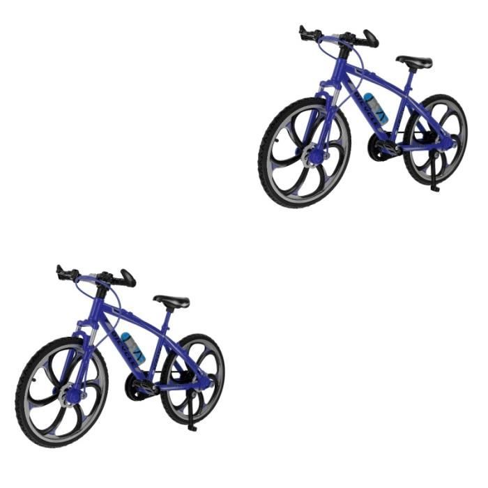 Mini Vélo De Doigt BESPORTBLE – Maquette 9,7x6,2x3,8 Cm, Jouet De Bureau éducatif, Vert, Cadeau Cycliste