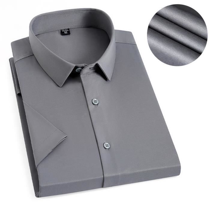 CHEMISE HOMME MANCHES COURTES TENCEL® - Navy imprimé et personnalisé