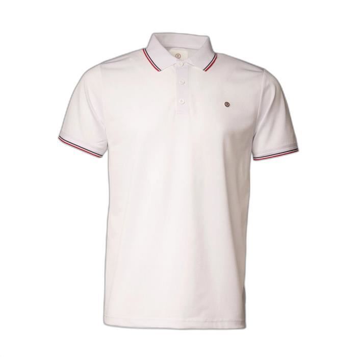 Polo serge blanco soldes clearance