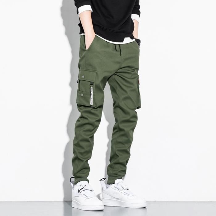Pantalon Cargo Tactique Brandit Adven Slim Fit - Noir, 100% Coton, Pour Homme Outdoor