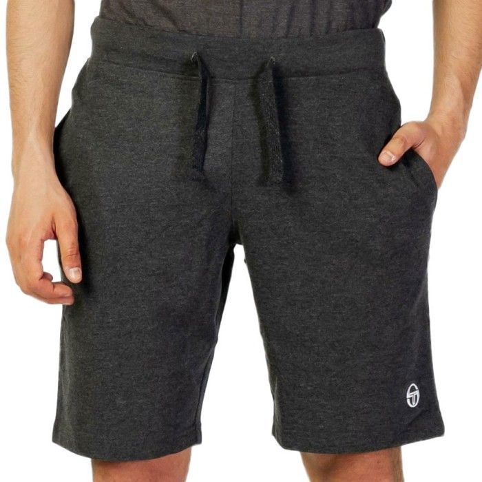 Short Homme Gris Anthracite Sergio Tacchini Taille elastique 100 Coton Grey Cdiscount Pret a Porter