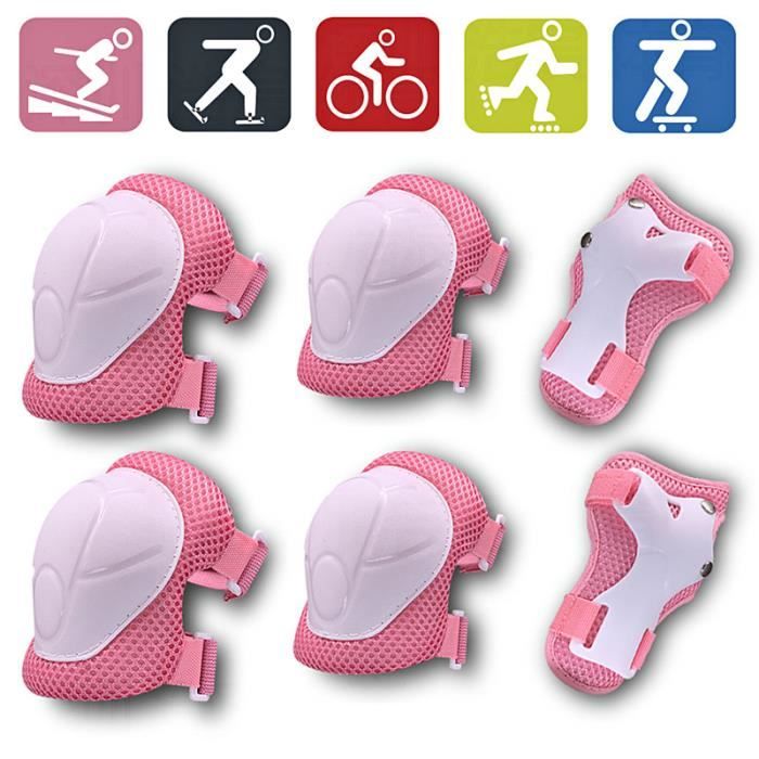 Protection Genoux,Protège Genouillères,Coudière Genouillère Enfant,protection  roller enfant fille,protection skateboard - Cdiscount Sport
