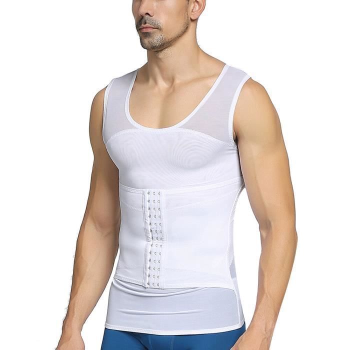 Corset Gainant Postnatal En Maille Respirante - Soutien Ventre Et Dos Post-accouchement - Taille Réglable Crochets 3 Rangées - Taille M/L/XL