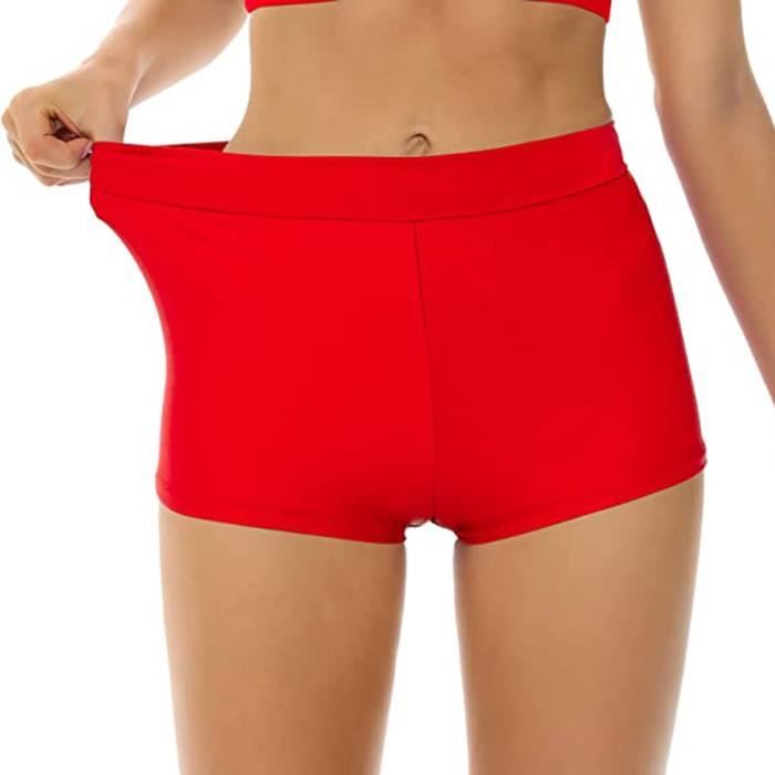 Bas De Bikini Taille Haute SHEKINI - Coupe Vintage Avec Découpes, Contrôle Abdominal, Pour Plage Et Piscine