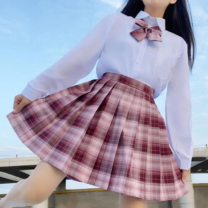 Jupes Femmes CZJMS Mini plissee japonaise pour taille RFGGGG Gg Cdiscount Pret a Porter