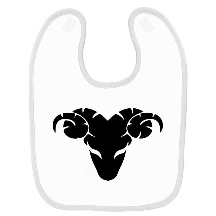 Bavoir Bebe Signe Astrologique Belier Simple Blanc Cdiscount Puericulture Eveil Bebe