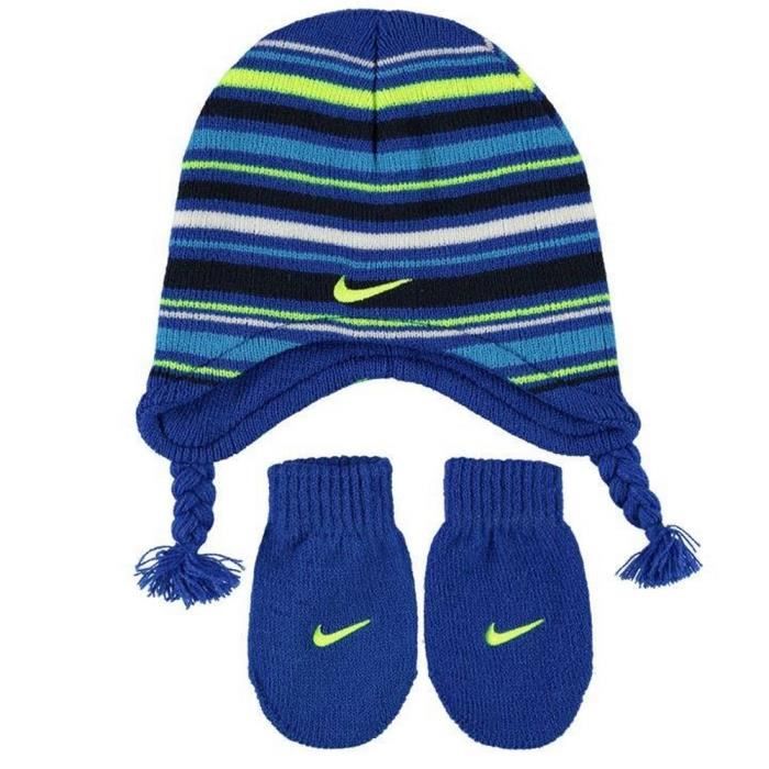 Ensemble Bébé Garcon Nike Bonnet et Mitaines 12-24 mois - Cdiscount  Puériculture & Eveil bébé