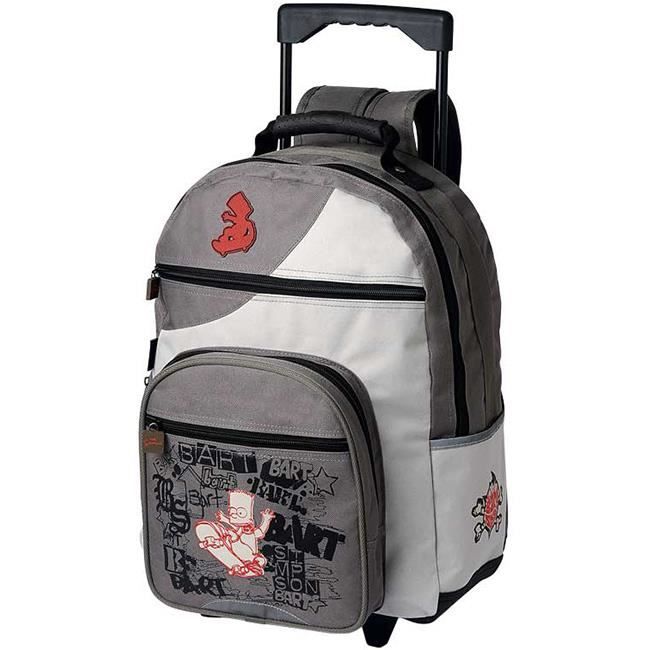Sac à Dos Fox Enfant - Bart Simpson Snowboarding - Noir Et Bleu - Occasion