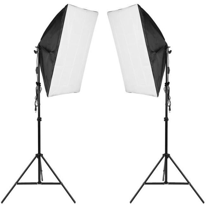 Kit d'éclairage studio photo 2* softbox