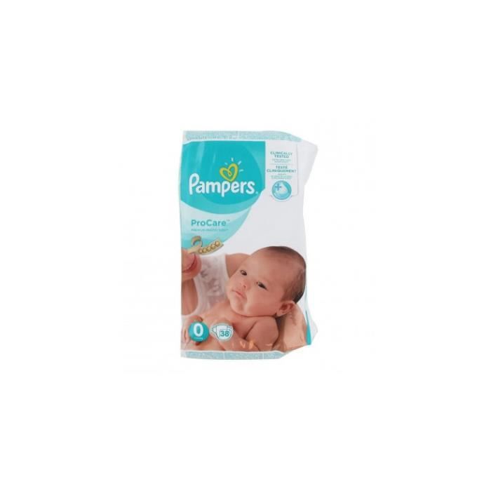 Pampers ProCare Premium Protection Taille 0 (1-2,5kg) Couches par 38 -  Cdiscount Puériculture & Eveil bébé