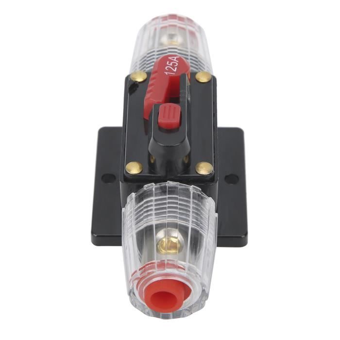 JUZ Bloc De Fusibles Stéréo Disjoncteur Audio Stéréo 125A Support En