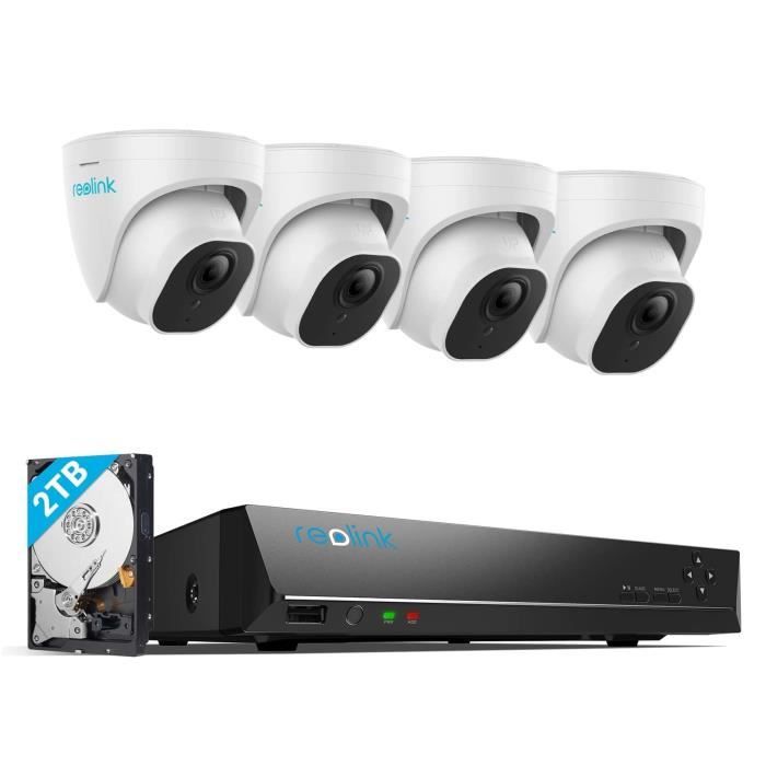 Reolink 5MP Caméra Surveillance Extérieure, Kit Vidéo Surveillance+ 8CH ...