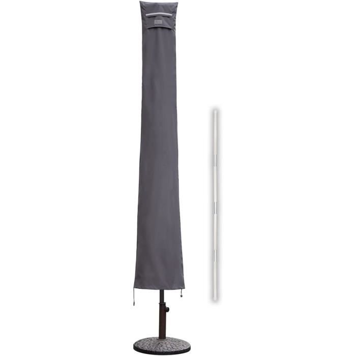 Housse De Parasol Résistante Aux Intempéries - Tissu Oxford 600D PVC - Tailles 153x30/30 Cm Et 190x25/50 Cm - 10