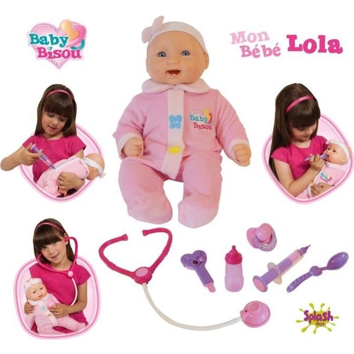 Splash Toys Mon Bebe Lola Cdiscount Jeux Jouets