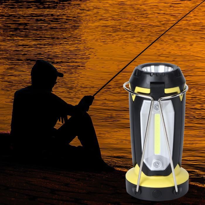 Lampe De Camping LED Rechargeable - 3 Modes Lumière (1300-6500K), IPX4 étanche, 147g - Pour Randonnée, Pêche, Panne De Courant