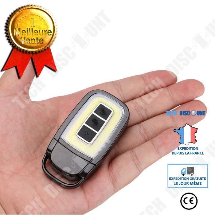 8 Pièces Mini Lampe De Poche LED, Mini Lampe Torche Porte-clés Portable