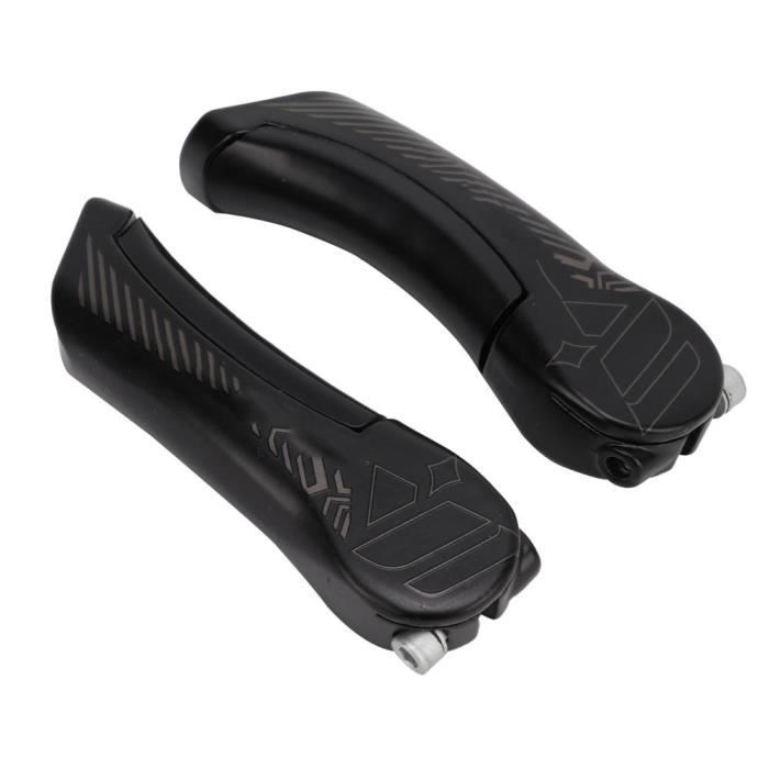 Poignées De Guidon Vélo Ergonomiques Caoutchouc - Confort Et Antidérapant Noir/Bleu